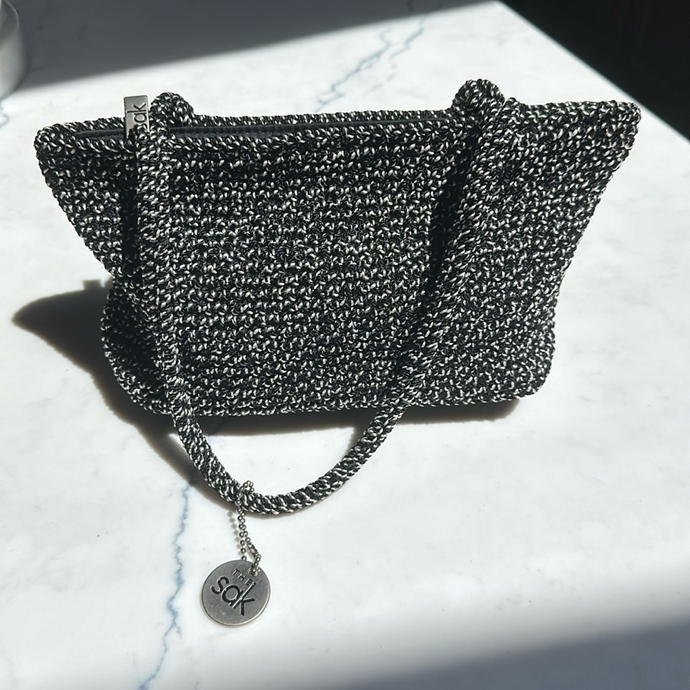 Black and white the Sak mini bag.